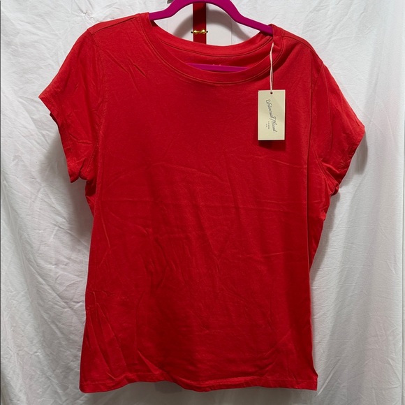 Universal Thread Tops - Universal Thread Vivid Red Short Sleeve Top